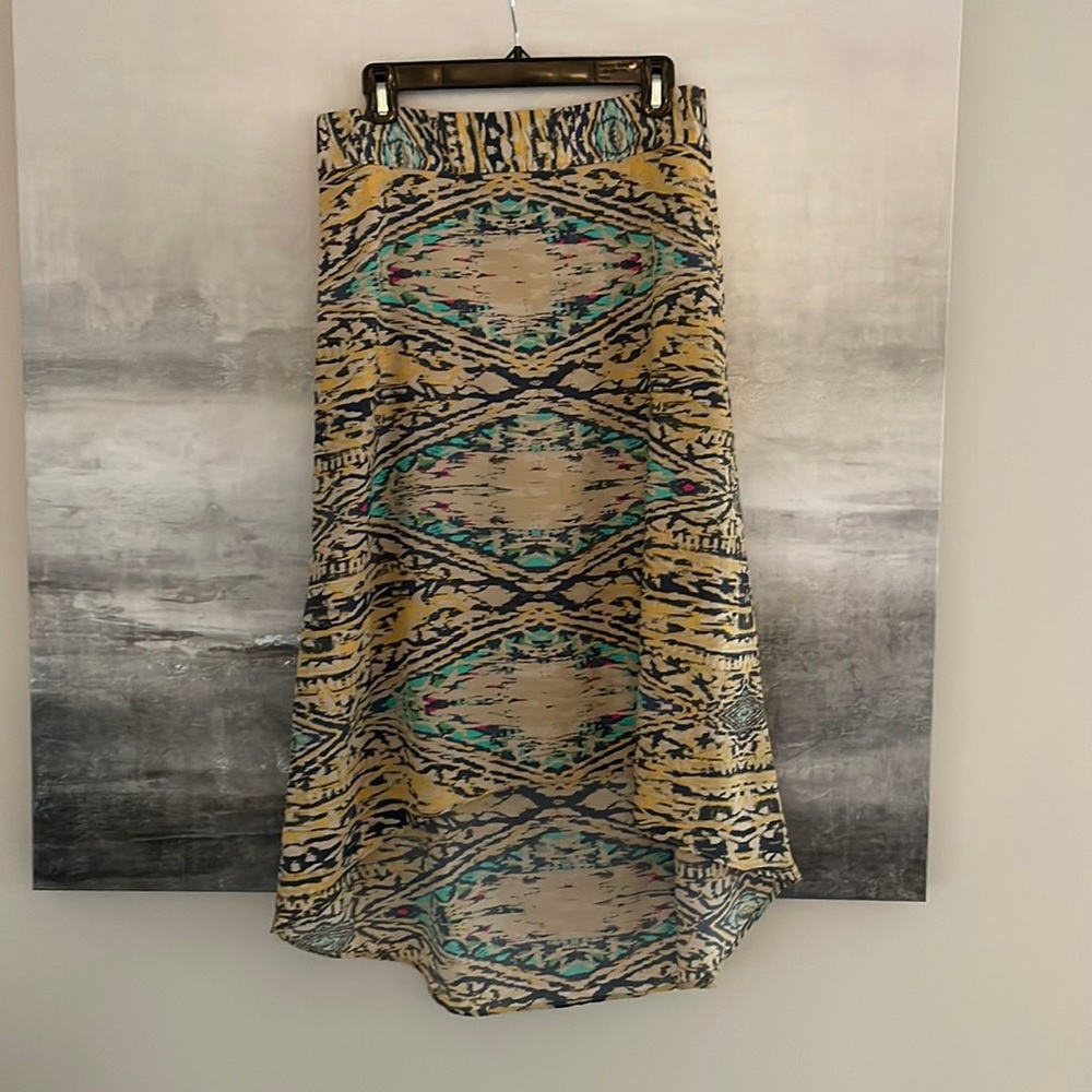 Multi-colored Asymmetrical Shirt, size Small from The Limited.
